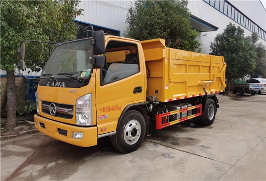 國六凱馬壓縮對接垃圾車藍(lán)牌